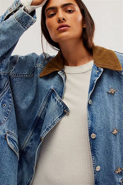 free people denim barn coat|free people denim jackets.